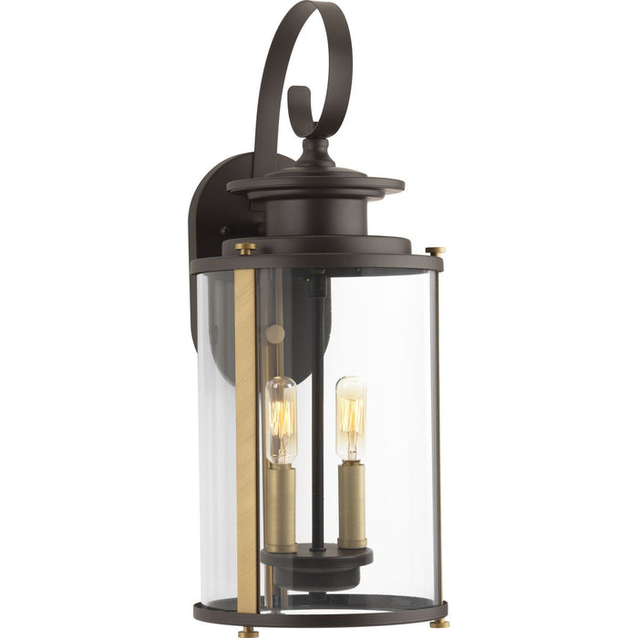 Progress Lighting Squire Collection Two-Light Medium Wall Lantern (P560037-020)