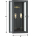 Progress Lighting Stature Collection 2 Light 60W Candelabra Base Wall Lantern Fixture (P560268-031)