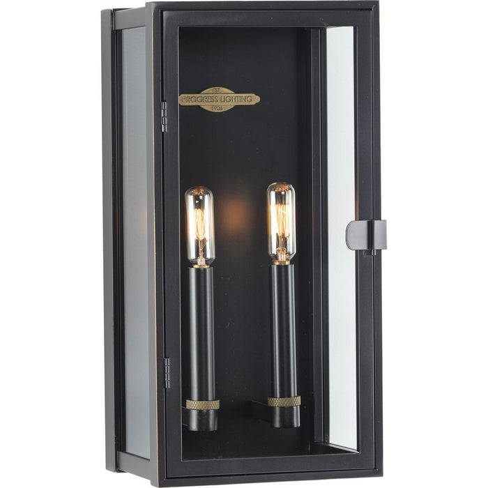 Progress Lighting Stature Collection 2 Light 60W Candelabra Base Wall Lantern Fixture (P560268-108)