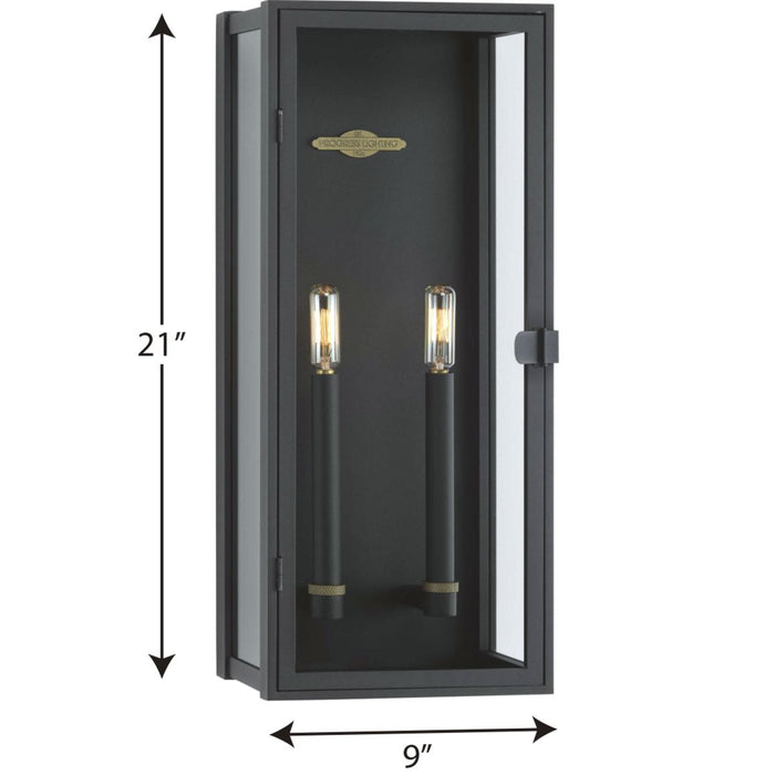 Progress Lighting Stature Collection 2 Light 60W Medium Base Wall Lantern Fixture (P560269-031)