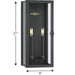 Progress Lighting Stature Collection 2 Light 60W Medium Base Wall Lantern Fixture (P560269-031)