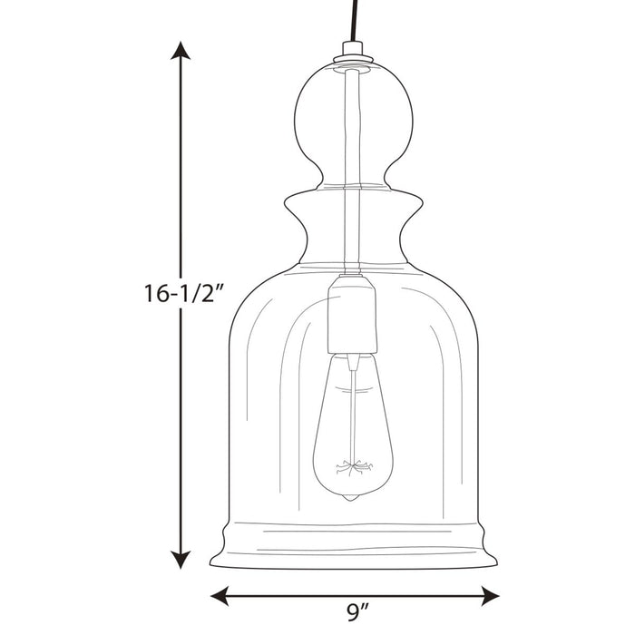 Progress Lighting Staunton Collection One-Light Pendant (P5333-20)