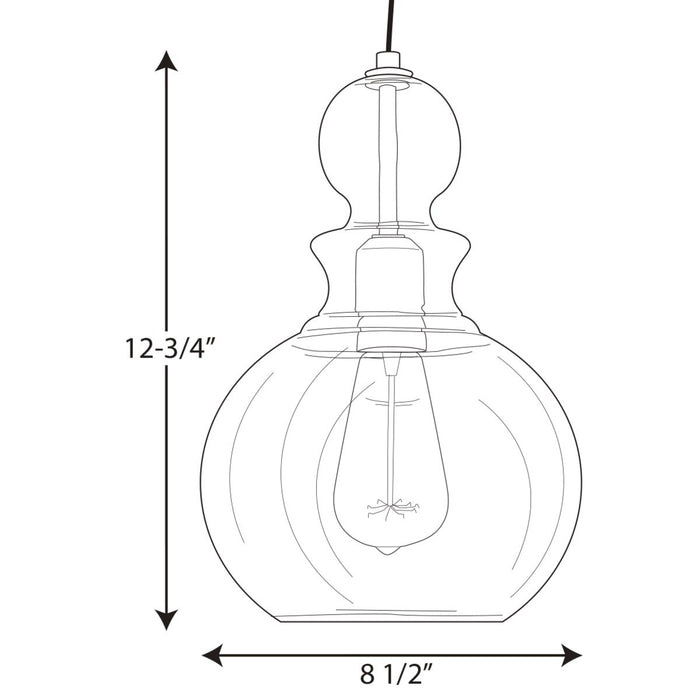 Progress Lighting Staunton Collection One-Light Pendant (P5334-09)