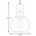Progress Lighting Staunton Collection One-Light Pendant (P5334-09)