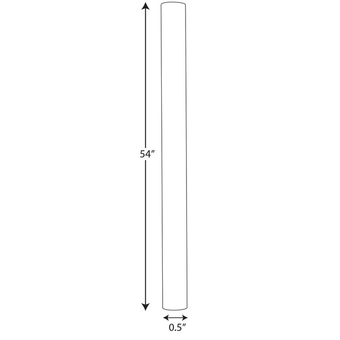 Progress Lighting Stem Extension Kit In A Aged Brass Finish (P8601-161)