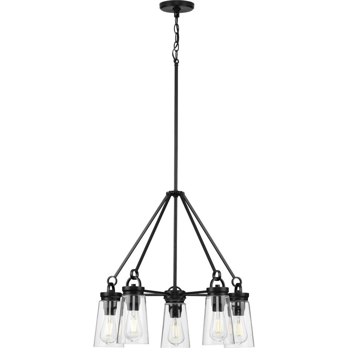 Progress Lighting Stockbrace Collection 5 Light 60W Medium Base Chandelier (P400243-031)