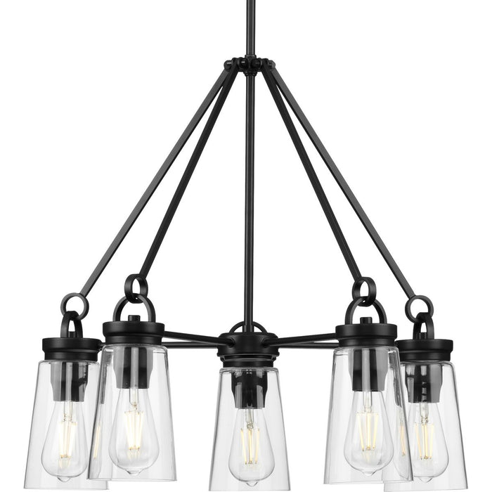 Progress Lighting Stockbrace Collection 5 Light 60W Medium Base Chandelier (P400243-031)