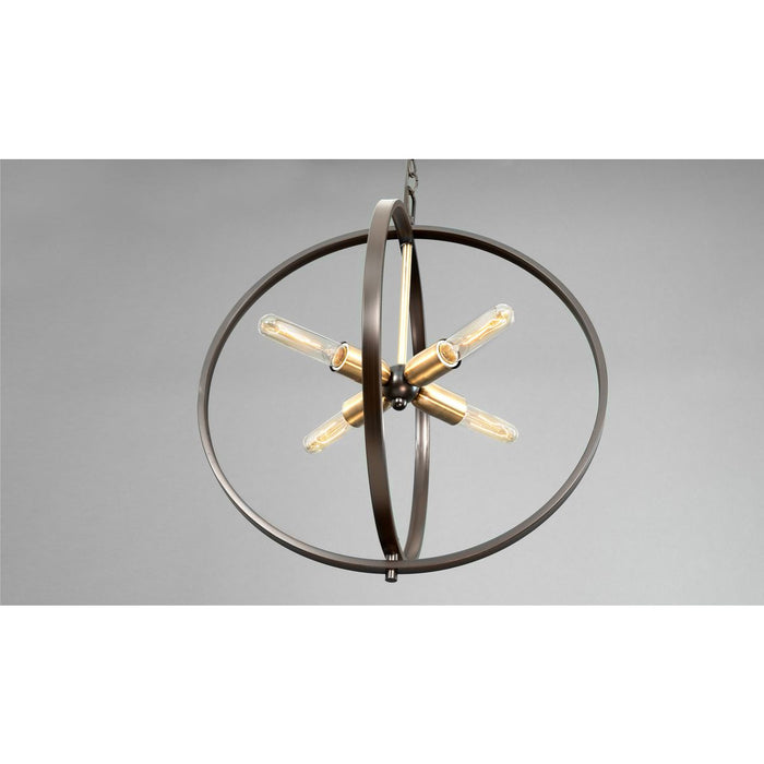 Progress Lighting Swing Collection Four-Light Medium Pendant (P5190-20)