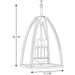 Progress Lighting Tally Collection Four-Light Foyer Pendant (P3786-20)