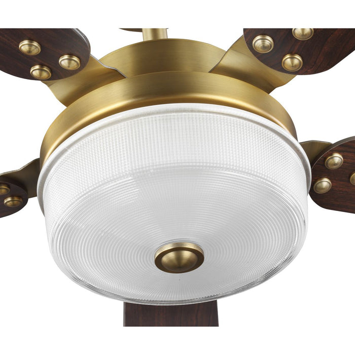 Progress Lighting Tempt Collection 52 Inch Five Blade Ceiling Fan 3000K (P2578-16330K)