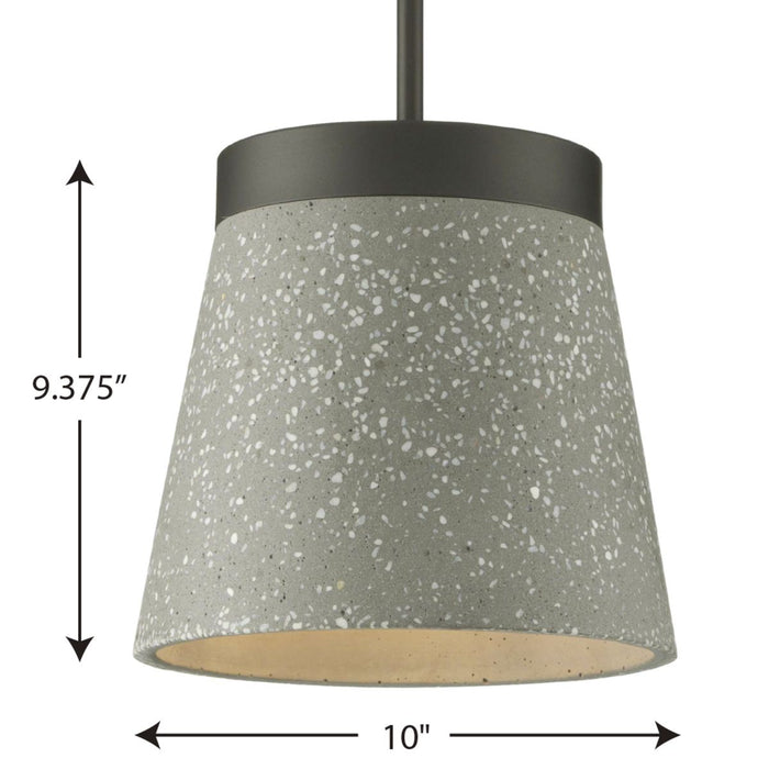 Progress Lighting Terrazzo Collection 1 Light 75W Medium Base Pendant Fixture (P500313-143)