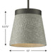 Progress Lighting Terrazzo Collection 1 Light 75W Medium Base Pendant Fixture (P500313-143)
