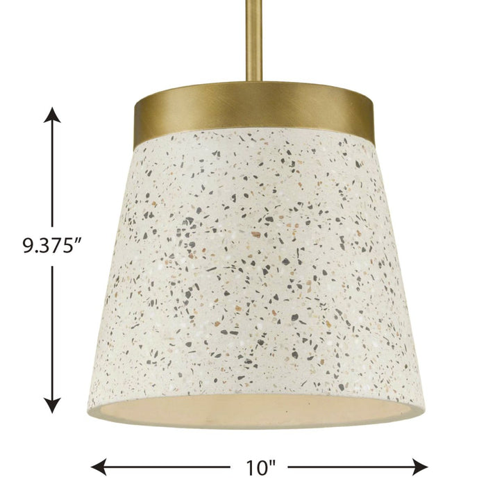 Progress Lighting Terrazzo Collection 1 Light 75W Medium Base Pendant Fixture (P500313-175)