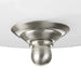 Progress Lighting Three-Light Dome Glass 15-1/4 Inch Close-To-Ceiling (P3926-09)