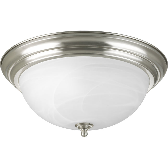 Progress Lighting Three-Light Dome Glass 15-1/4 Inch Close-To-Ceiling (P3926-09)