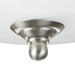 Progress Lighting Three-Light Dome Glass 15-1/4 Inch Close-To-Ceiling (P3926-09ET)