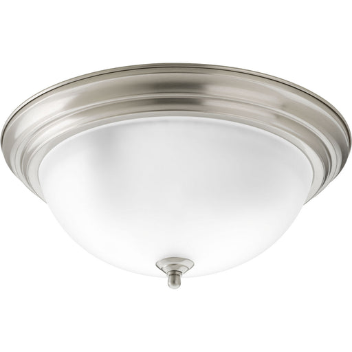 Progress Lighting Three-Light Dome Glass 15-1/4 Inch Close-To-Ceiling (P3926-09ET)