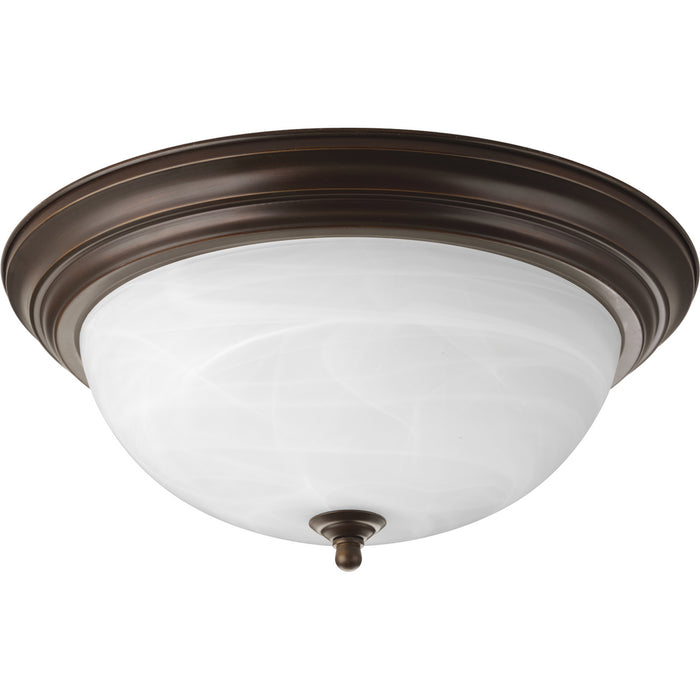 Progress Lighting Three-Light Dome Glass 15-1/4 Inch Close-To-Ceiling (P3926-20)