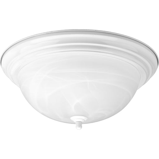 Progress Lighting Three-Light Dome Glass 15-1/4 Inch Close-To-Ceiling (P3926-30)