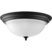 Progress Lighting Three-Light Dome Glass 15-1/4 Inch Close-To-Ceiling (P3926-80)