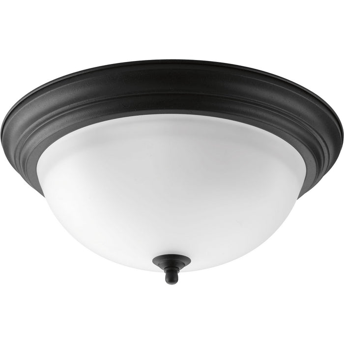 Progress Lighting Three-Light Dome Glass 15-1/4 Inch Close-To-Ceiling (P3926-80)