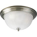 Progress Lighting Three-Light Melon 15-1/4 Inch Close-To-Ceiling (P3818-09)