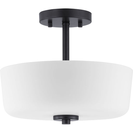 Progress Lighting Tobin Collection Two-Light 12-1/4 Inch Semi-Flush Convertible (P350137-031)