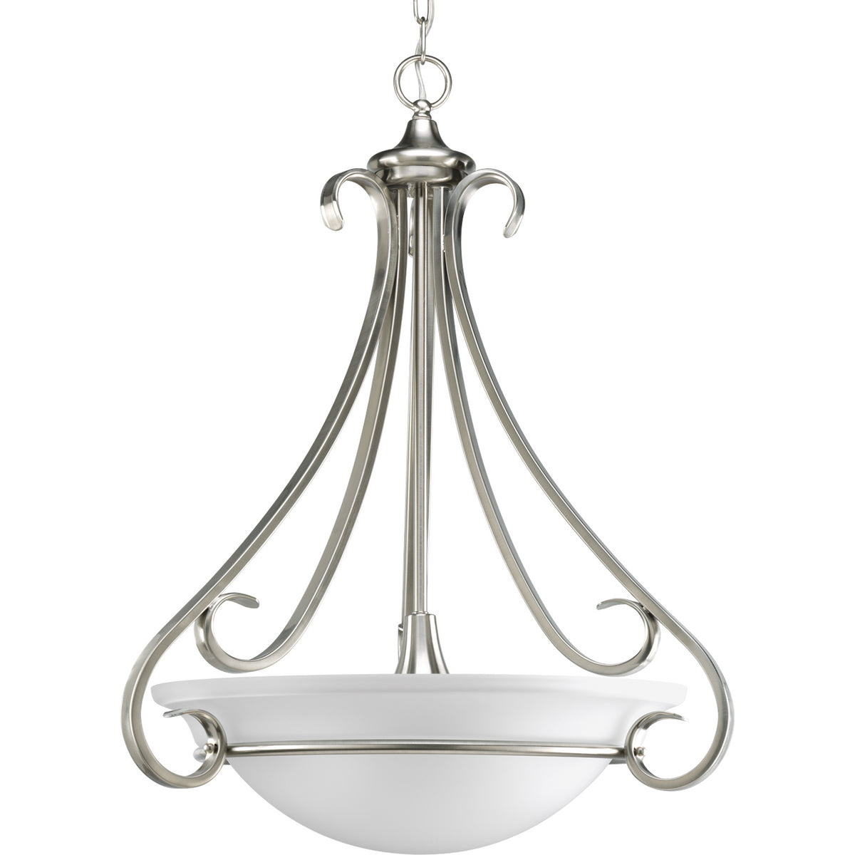 Progress Lighting Torino Collection Three-Light Foyer Pendant (P3847-09), image size:1200x1200