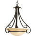 Progress Lighting Torino Collection Three-Light Foyer Pendant (P3847-77)
