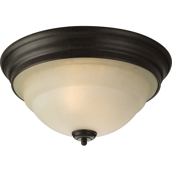 Progress Lighting Torino Collection Two-Light 14-5/8 Inch Close-To-Ceiling (P3184-77)