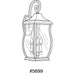 Progress Lighting Township Collection Three-Light Large Wall Lantern (P5699-108)