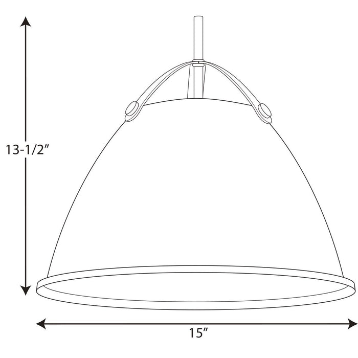 Progress Lighting Tre Collection One-Light Medium Pendant (P500052-030)