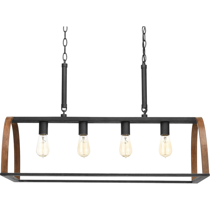 Progress Lighting Trestle Collection Four-Light Island Pendant (P4720-71)