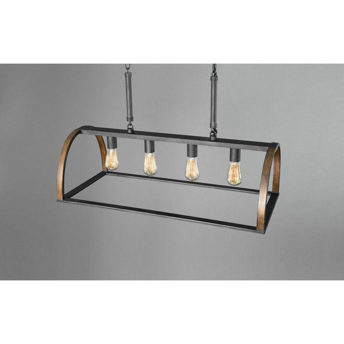 Progress Lighting Trestle Collection Four-Light Island Pendant (P4720-71)
