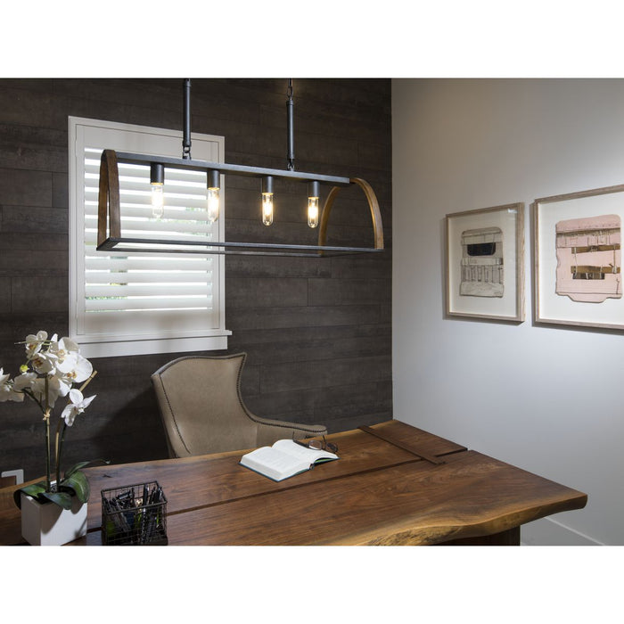 Progress Lighting Trestle Collection Four-Light Island Pendant (P4720-71)