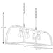 Progress Lighting Trestle Collection Four-Light Island Pendant (P4720-71)