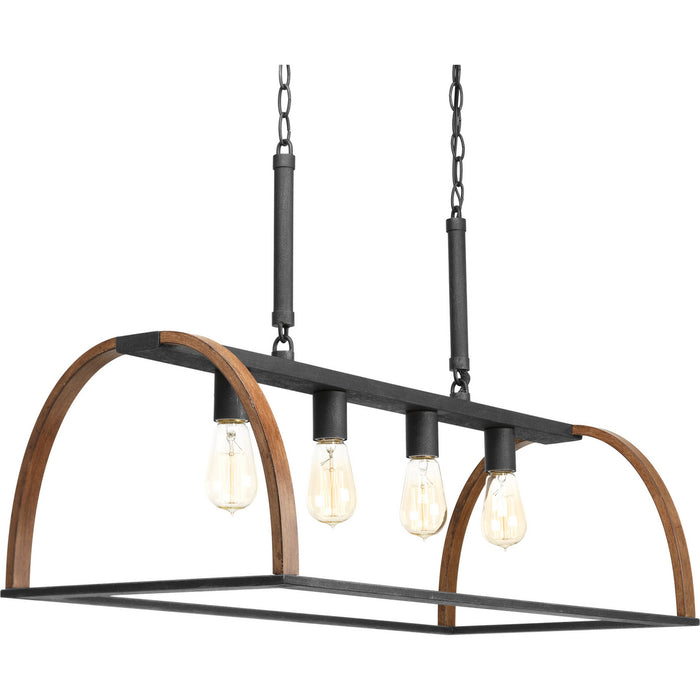Progress Lighting Trestle Collection Four-Light Island Pendant (P4720-71)