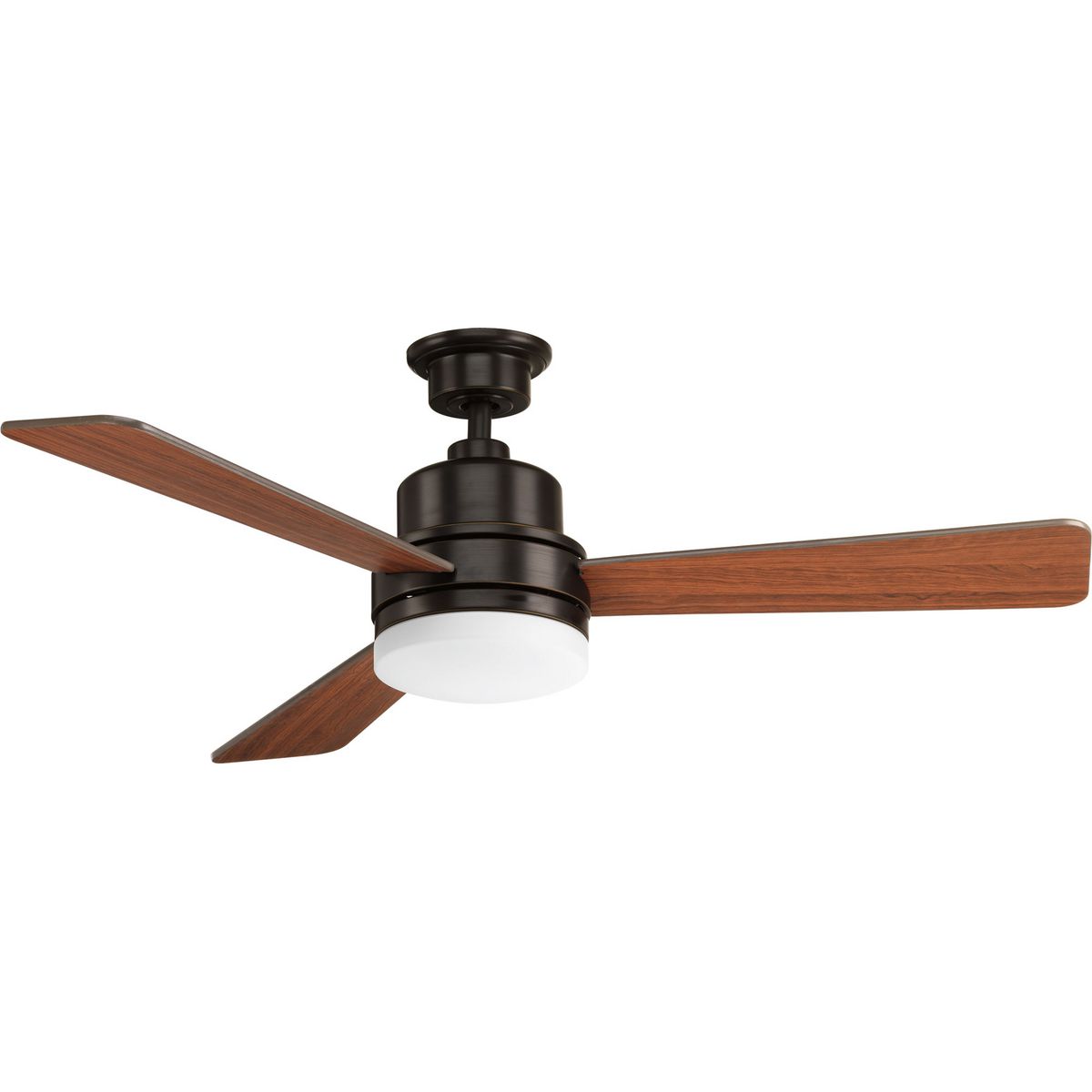 Led 52 Inches Progress Lighting P2556-2030K Trevina LED 52 Inch 3-Blade Fan ...