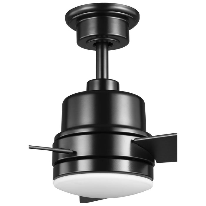 Progress Lighting Trevina II Collection 44 Inch Three-Blade Black Ceiling Fan 3000K (P2555-3130K)