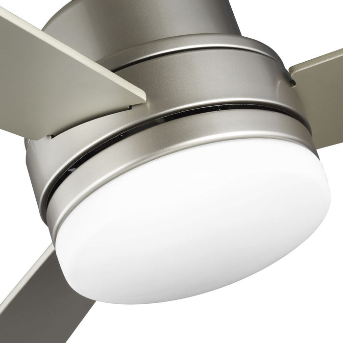 Progress Lighting Trevina II Collection 52 Inch Three-Blade Nickel Ceiling Fan 3000K (P2553-152WB)