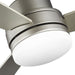 Progress Lighting Trevina II Collection 52 Inch Three-Blade Nickel Ceiling Fan 3000K (P2553-152WB)