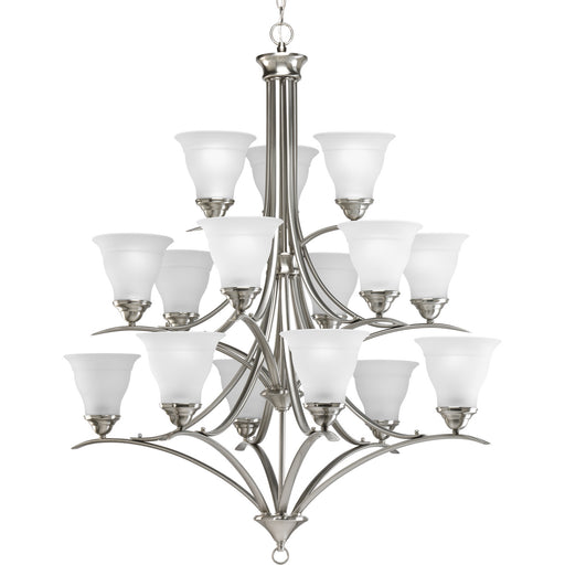 Progress Lighting Trinity Collection Fifteen-Light Three-Tier Chandelier (P4365-09)