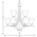 Progress Lighting Trinity Collection Nine-Light Two-Tier Chandelier (P4329-09)