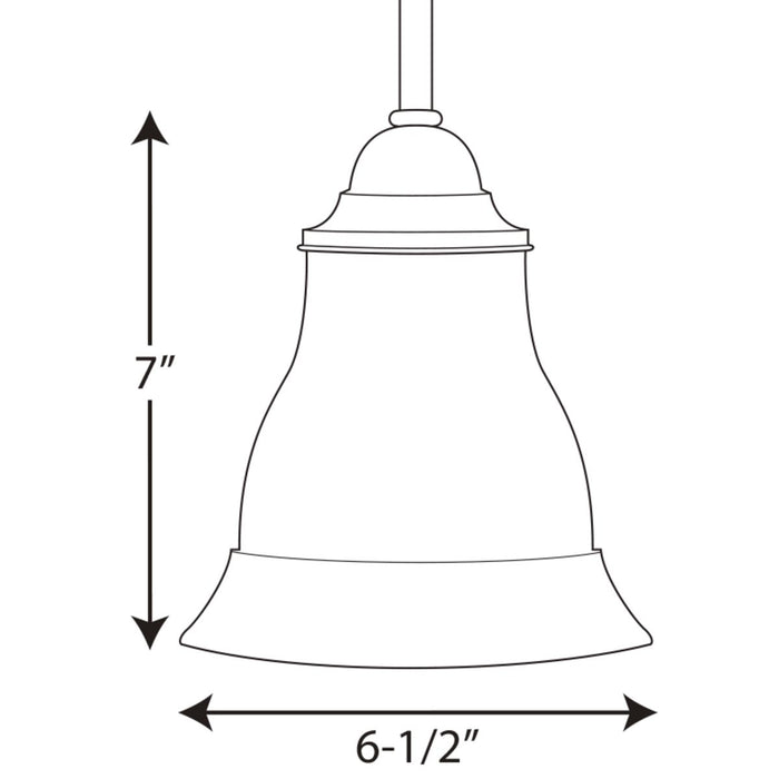 Progress Lighting Trinity Collection One-Light Mini-Pendant (P5096-20)