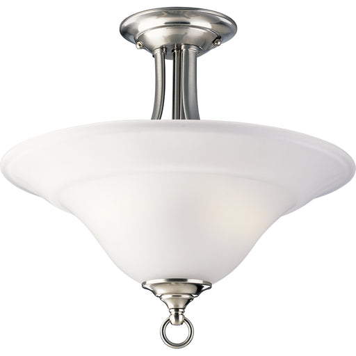 Progress Lighting Trinity Collection Two-Light 16 Inch Semi-Flush (P3473-09)