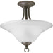 Progress Lighting Trinity Collection Two-Light 16 Inch Semi-Flush (P3473-20)