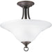 Progress Lighting Trinity Collection Two-Light 16 Inch Semi-Flush (P3473-20)