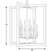 Progress Lighting Turnbury Collection Eight-Light chandelier (P4763-141)