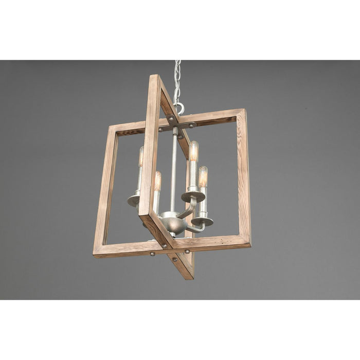 Progress Lighting Turnbury Collection Four-Light Chandelier (P4760-141)
