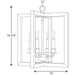 Progress Lighting Turnbury Collection Four-Light Chandelier (P4760-141)